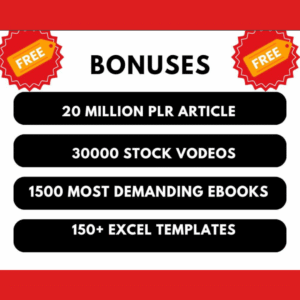 1 Million+ eBooks Bundle with 1 Million PLR Articles Bonus with PLR & MRR Rights