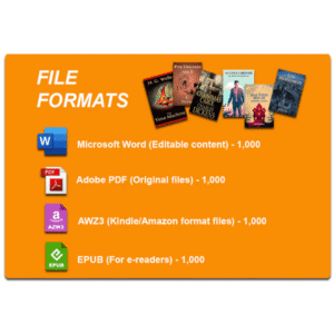 1000 Timeless Classic & Famous Novels in Digital Format with PLR & MRR Rights