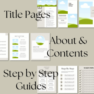 150 Canva eBook Template, Course Workbook Template with PLR & MRR Rights