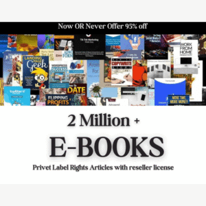 2 Million+ eBooks Bundle + 2 Million PLR Articles Bonus with Reseller Rights – Ultimate Digital Library
