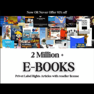 2 Million+ eBooks Bundle + 2 Million PLR Articles Bonus with Reseller Rights – Ultimate Digital Library