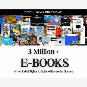 3 Million+ eBooks Mega Collection + 3 Million PLR Articles Bonus with PLR & MRR Rights