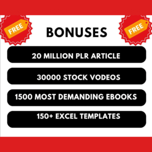 3 Million+ eBooks Mega Collection + 3 Million PLR Articles Bonus with PLR & MRR Rights