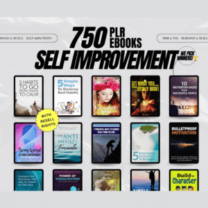 750 Self-Improvement eBooks Bundle for Personal Development & Passive Income