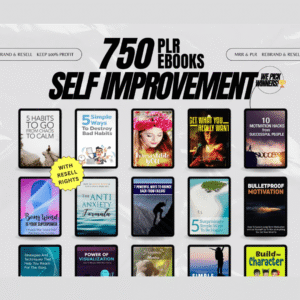 750 Self-Improvement eBooks Bundle for Personal Development & Passive Income with PLR & MRR Rights