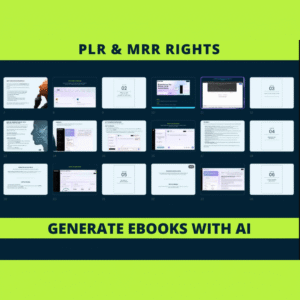 AI eBook Creation Masterclass – Step-by-Step Video Training to Generate Complete eBooks with ChatGPT with PLR & MRR Rights
