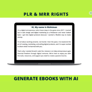 AI eBook Creation Masterclass – Step-by-Step Video Training to Generate Complete eBooks with ChatGPT with PLR & MRR Rights