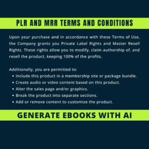 AI eBook Creation Masterclass – Step-by-Step Video Training to Generate Complete eBooks with ChatGPT with PLR & MRR Rights