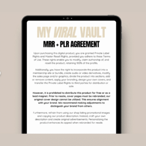 Faceless Digital Entrepreneur Vault – 26 DFY Digital Marketing Products with MRR Rights