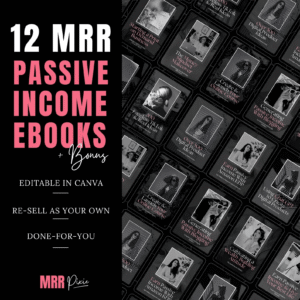 MRR Passive Income eBook Bundle – DFY Digital Products to Resell & Rebrand with PLR & MRR Rights