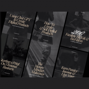 Passive Income eBook Bundle for Digital Resale & Social Media Marketing with PLR & MRR Rights