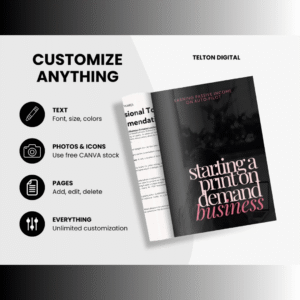 Print On Demand Business Guide | DFY POD eBook for Passive Income on Auto-Pilot with PLR & MRR Rights