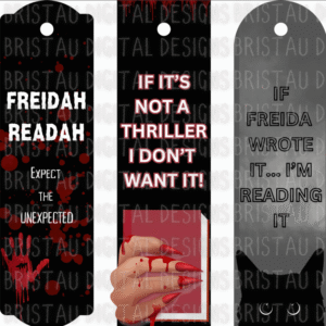 Thriller Bookmark Bundle – Psychological Thriller & Mystery Bookmarks (Digital Download)
