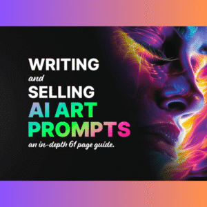 A Guide to Writing & Selling AI Art Prompts | 61-Page Masterclass with PLR & MRR Rights