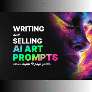 A Guide to Writing & Selling AI Art Prompts | 61-Page Masterclass with PLR & MRR Rights
